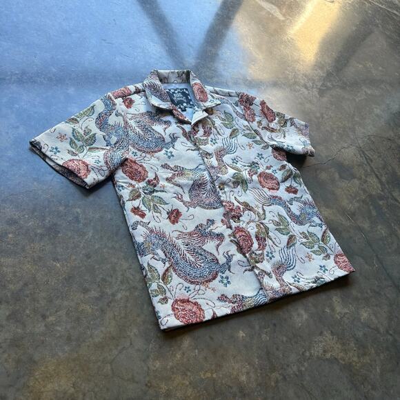 Cool Unique Tapestry Button Up Shirt - Picture 2 of 5